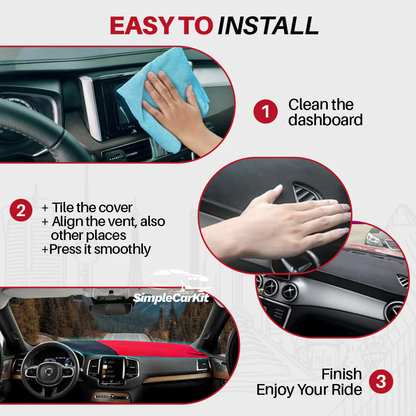 SimpleCarKit™ - Dashboard Mat Cover For Car