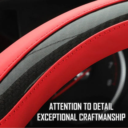Car Steering Wheel Covers Universal Fit, Silaz Breathable Anti Slip Leather