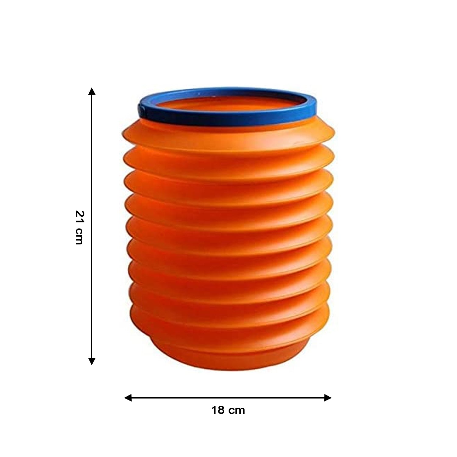 Foldable 4L Collapsible Storage Bucket for Home, Kitchen, Car & Outdoor Use
