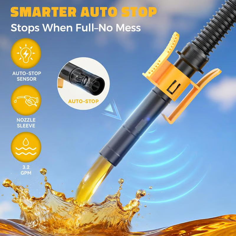 🚀 3.2GPM Automatic Fuel Transfer Pump–50% OFF Today 🔥