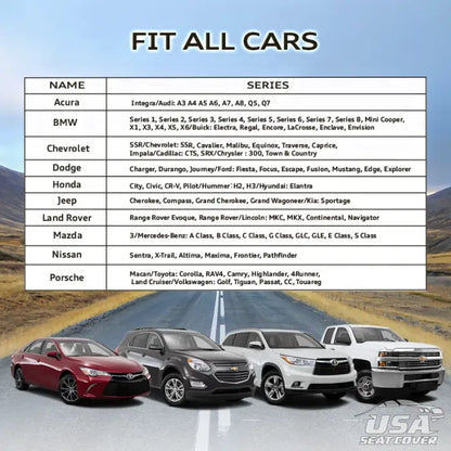 Elvie Heavy Duty Universal Fit Car Mats, SUVs, and Trucks