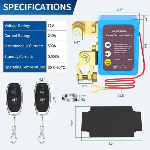 🔥Black Friday Special 49% Off-🔒⚡Remote control of car devices for anti-theft safety